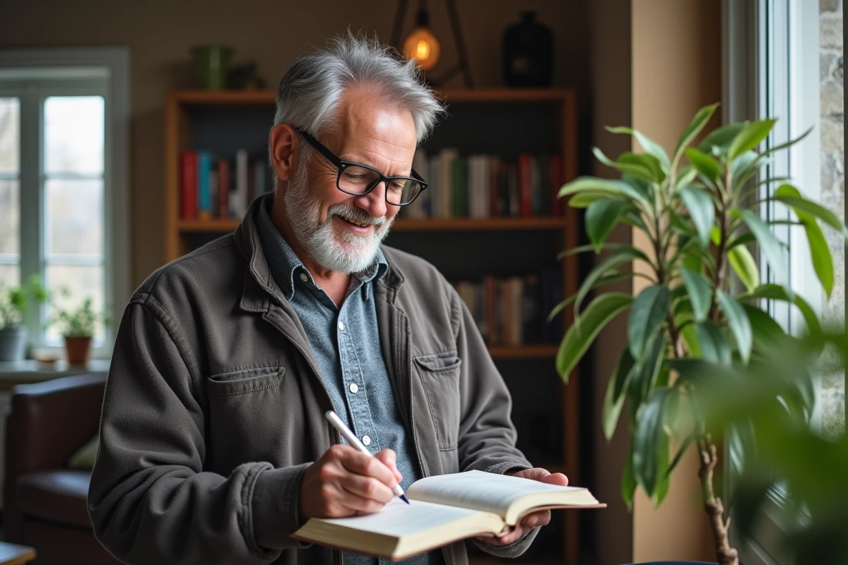 Homme marquant un score à Wolde Louan dans le salon